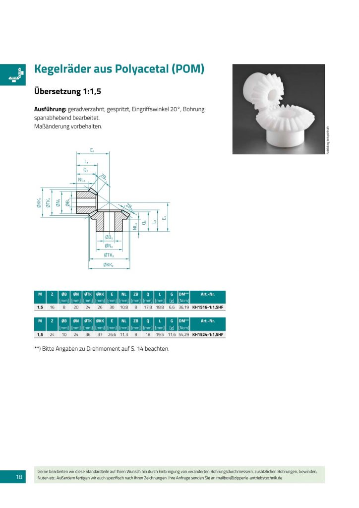 Bevel gears Zipperle Antriebstechnik GmbH