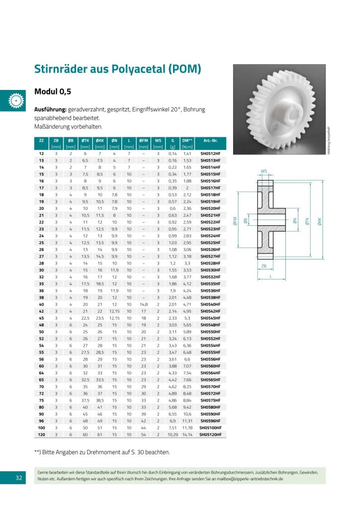 Messing-Stirnrad 0,5 Modul, 59 Zähne, 30,5 Mm , 3,17 Mm Bohrung, Mit Stufe (1 Stück